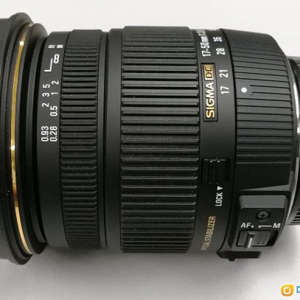 99.9%新 Sigma 17-50mm F2.8 EX (Nikon mount)