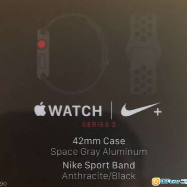 100% new Apple Watch Series 3 Lte Nike + (42mm)太空灰 cellular