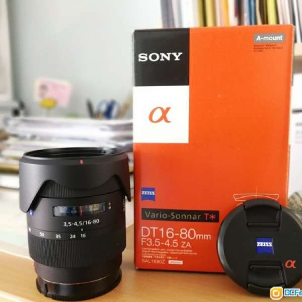 新凈齊盒！Sony 菜司 16-80mm A-Mount (for Sony A65, A77, A99)