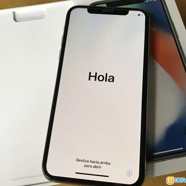 iPhone X 256gb silver 10-9-2018買
