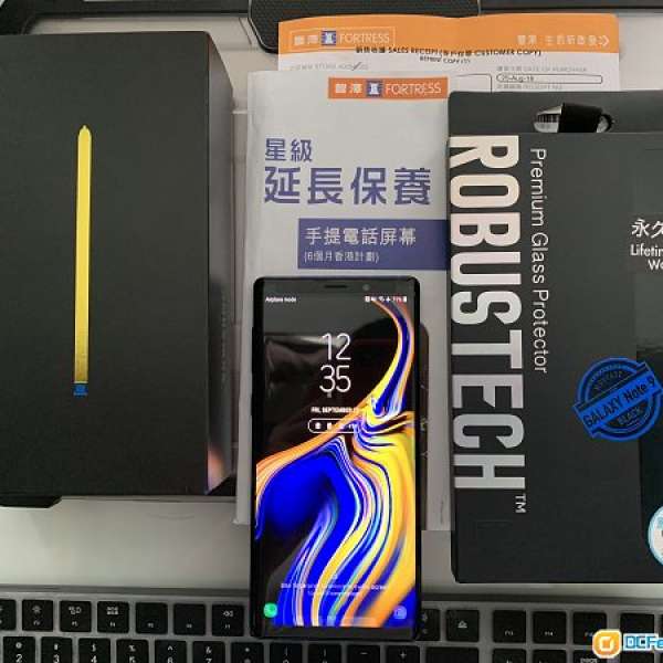 99%新 Samsung GALAXY NOTE 9 512GB  藍色 香港行貨 請詳看內容