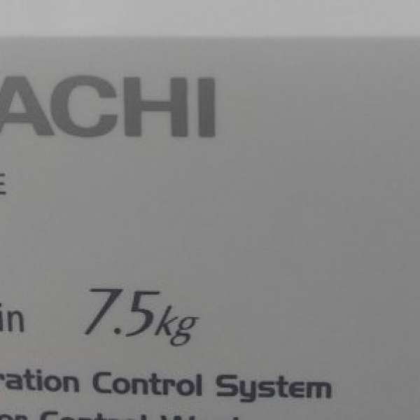 Hitachi日立洗衣機  (型號: BD-W75TAE)****