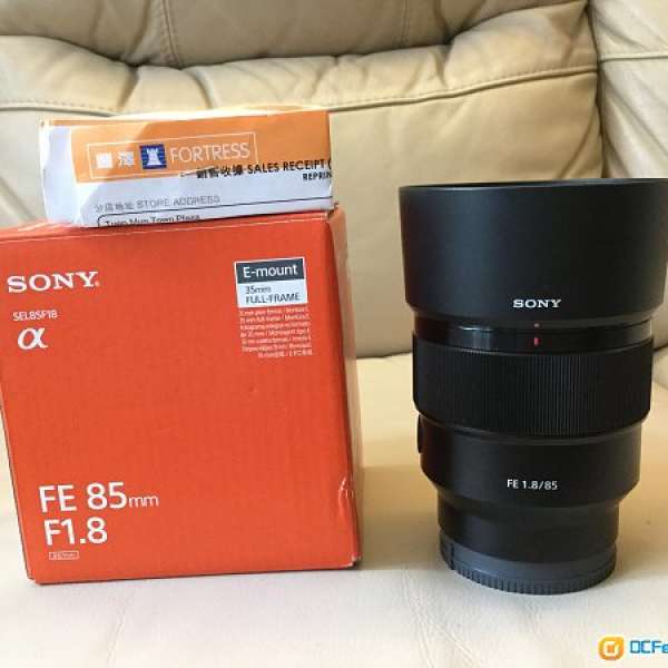 Sony FE 85mm F1.8行貨98新