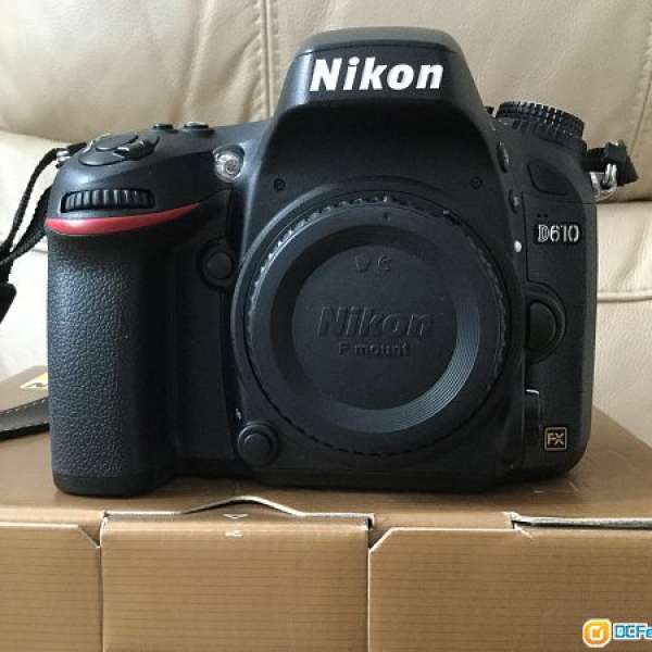 95新Nikon D610 body+原廠的直倒MB-D14+WU-1b，超值之選