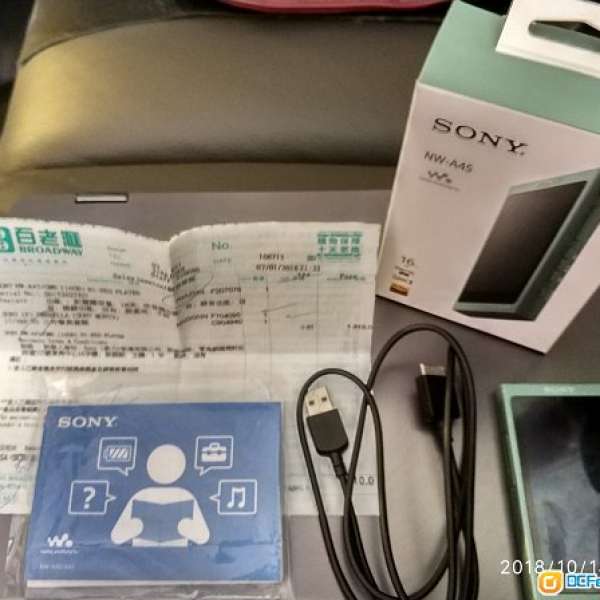 Sony NW-A45 DAP 16GB Hi-Res 原裝行貨 有保