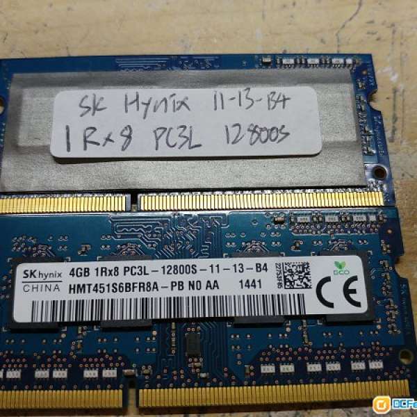 SK Hynix 4Gb x2 Notebook Sodimm DDR3