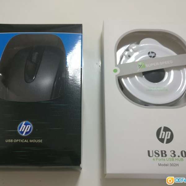HP 原裝 USB 3.0 Hubs 及 Mouse 各5套 全新