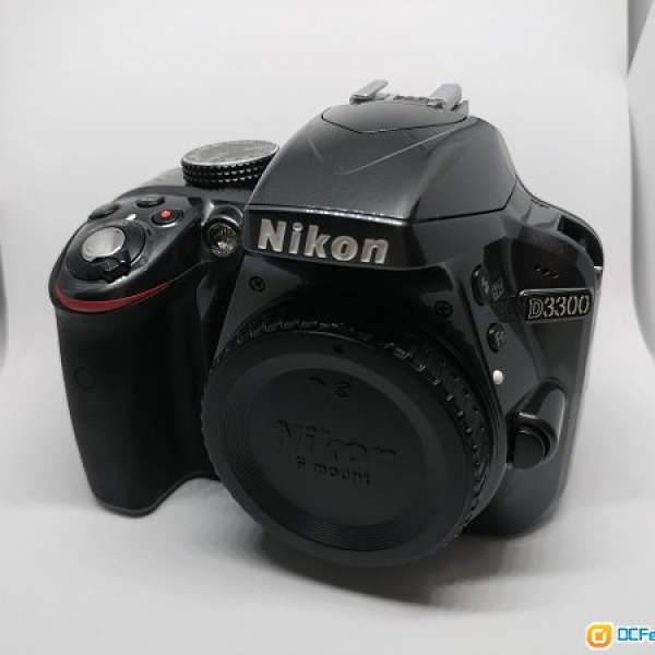 Nikon D3300, ( 灰色令面機身 ), body only, 98%new, 行貨