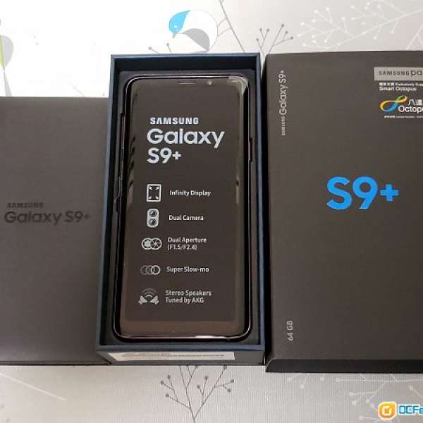 99% 新行貨Samsung Galaxy S9 + 64gb 紫色