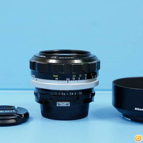 手動鏡。。。Nikon 55/1.2 S.C 55mm f1.2 non-ai 加接環可用於Canon，Sony A7系列或...