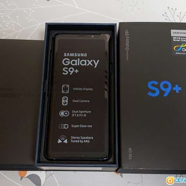 99.9%新 行貨Samsung Galaxy S9 + 128gb 藍色