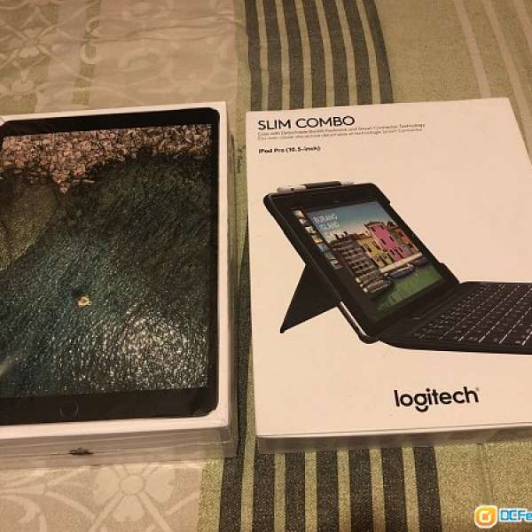 ipad pro 10.5 256GB 連 LOGITECH SLIM COMBO KEYBOARD