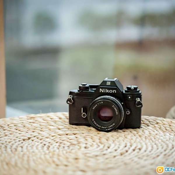 Nikon EM菲林相機 + 50mm F1.8 （完美收藏級）