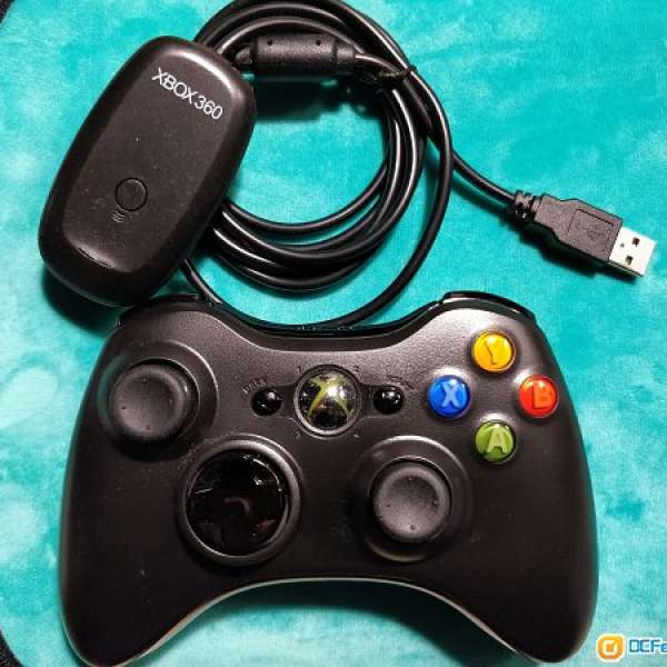 Xbox 360 wireless controller 無線手制 for PC 連接收器