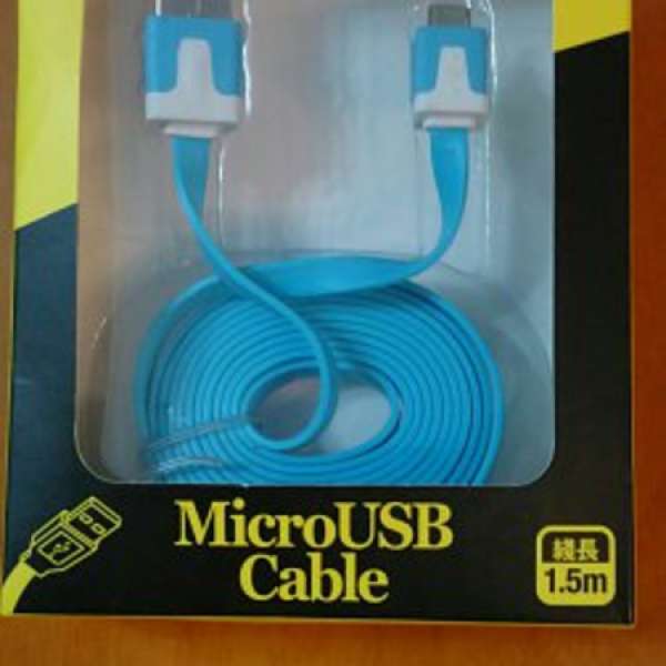 100% New MicroUSB Cable (綫長 : 1.5m)