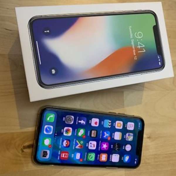 95%新 iPhone X 256GB 銀白色