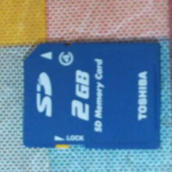 Toshiba sd 2gb memory card
