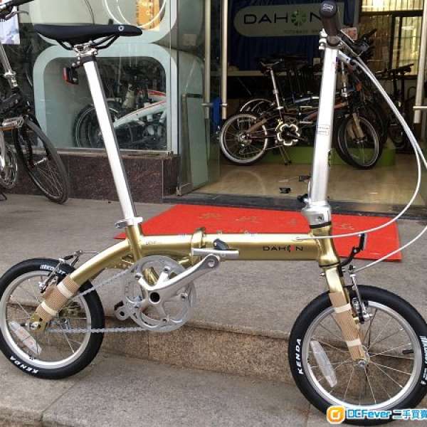 DAHON BYA412 Plus (升級超輕版) 14吋折叠車 $2650送叮叮水架前後蛙燈