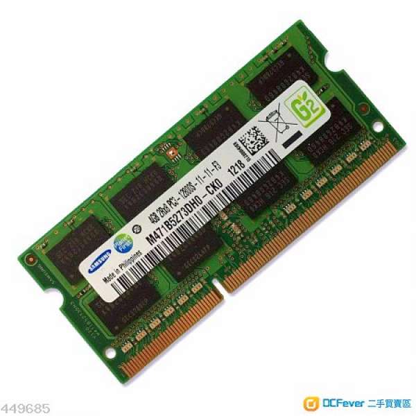 極罕見 全新未開封 正品有保養 Samsung 4GB DDR3 1600MHz SODIMM RAM x 2 共兩條不單...