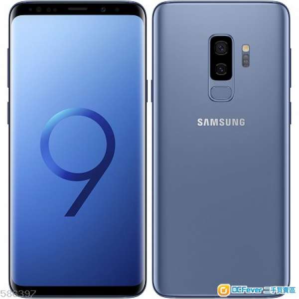 99.99% 新Samsung Galaxy s9 Plus(6+128gb) blue color