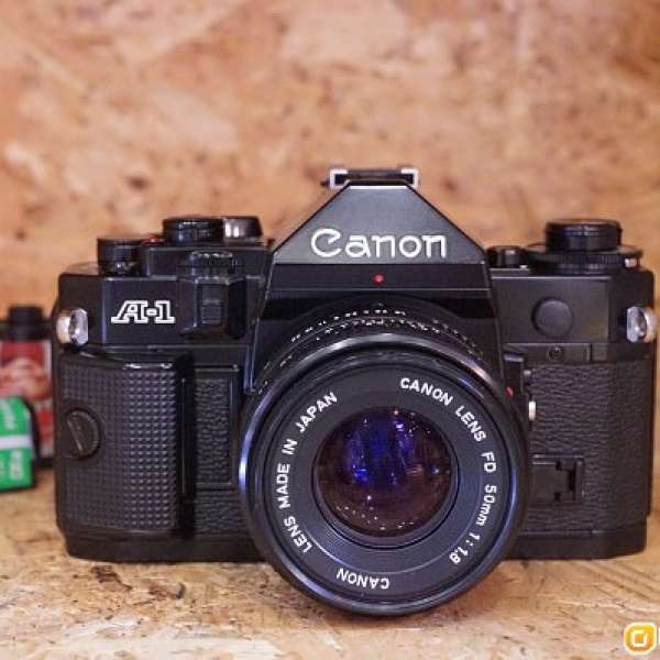 Canon A1 with 50mm 1.8
