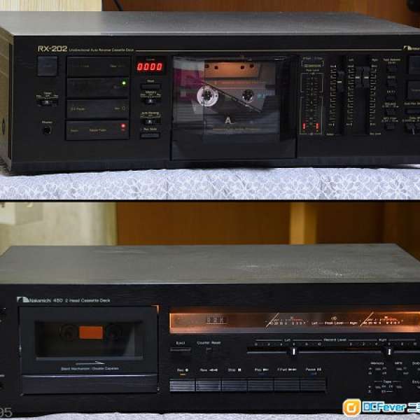 2x 日本製 中道 Nakamichi 卡式帶座錄音帶座 錄音機
