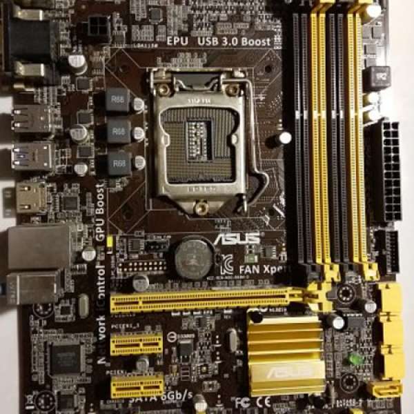 Asus B85M-G DDR3 支援 USB3 Sata 3 LGA1150 mATX MB