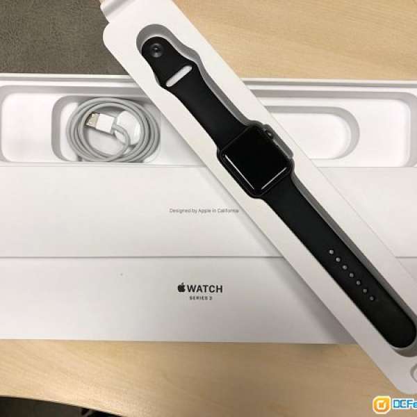 Apple 42mm iWatch Series 3 GPS 太空灰鋁金屬錶殼配黑色運動錶帶