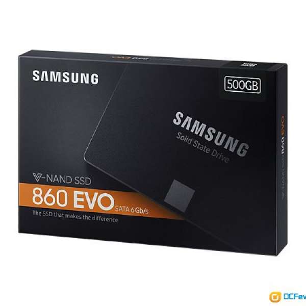 全新未開封Samsung EVO 860 500GB SSD
