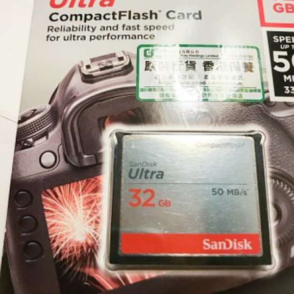 SanDisk Ultra CompactFlash CF 32GB 50MB/S