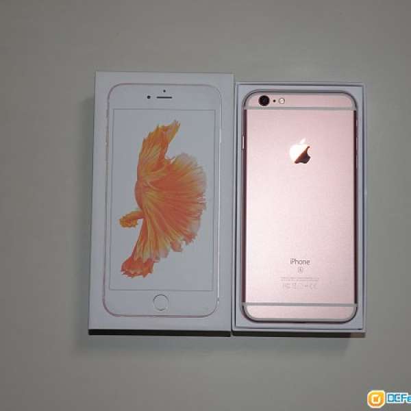 好新淨無花崩 iPhone 6S Plus 大機,128GB,玫瑰金,港行ZP 功能正常,電池極好 有盒全...