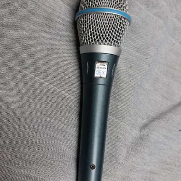 7成新 Shure Beta 87a condenser microphone 有線咪