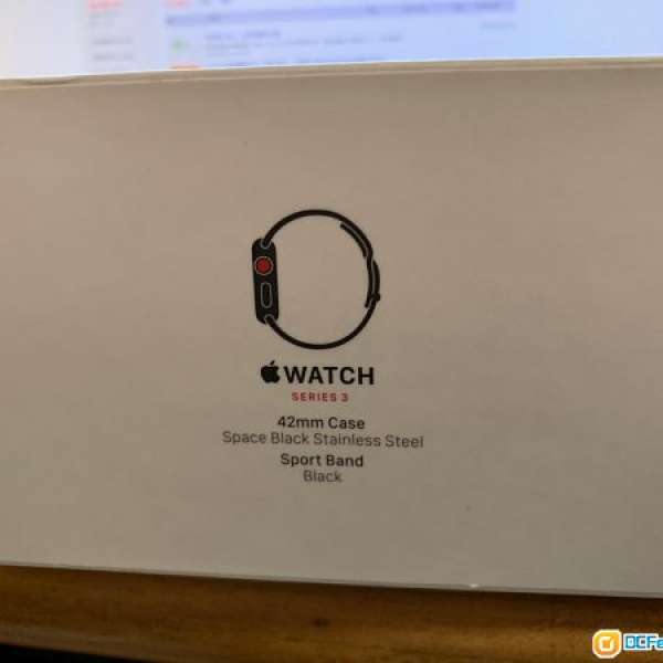 Apple Watch Series 3 42mm 黑鋼GPS + Cellular