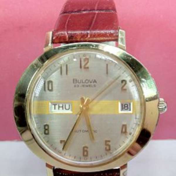 Bulova GP機械自動皮帶腕錶
