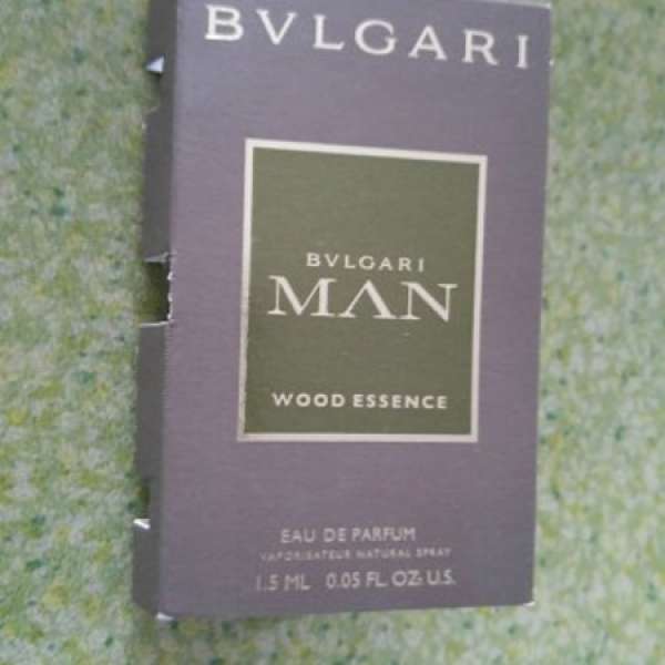全新 BVLGARI Man Wood Essence 1.5ml