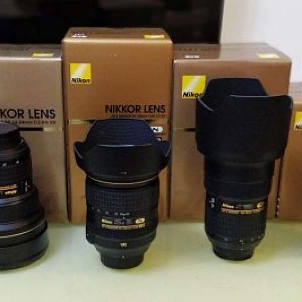 NIKON 10.5 35 50 14-24 24-70 24-120