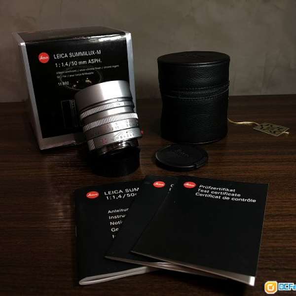 新的一樣, 全套齊** Leica Summilux M 50/1.4 ASPH Silver