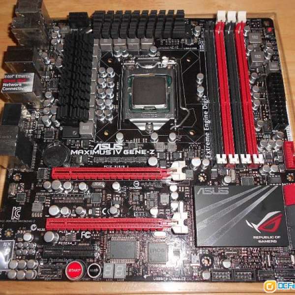 ASUS Maximus IV GENE-Z Intel Z68 底板 (跟背片)