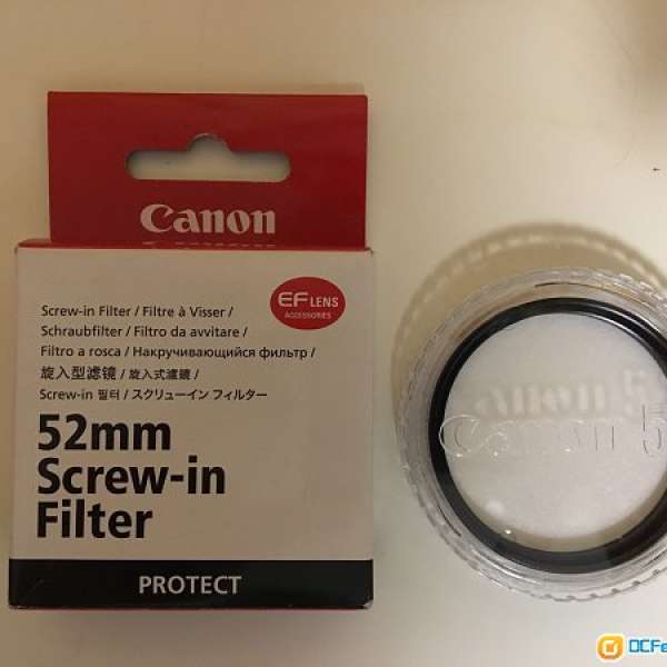 Canon 52mm filter