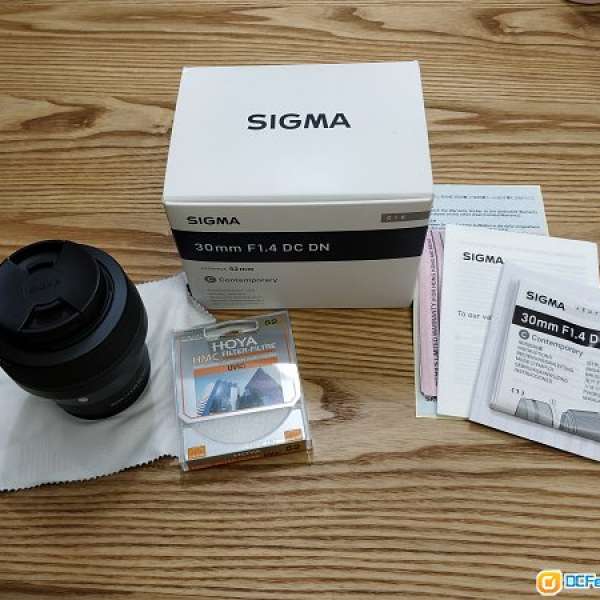 Sigma 30mm F1.4 Contemporary DC DN for sony e-mount