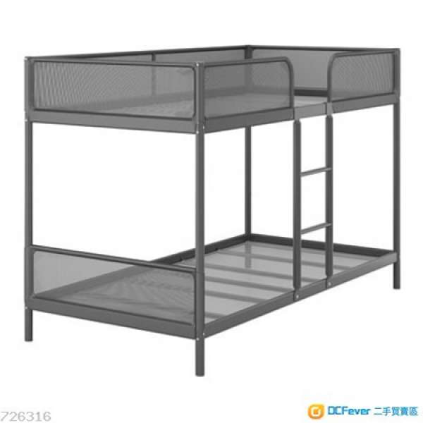 IKEA TUFFING 深灰色碌架床架