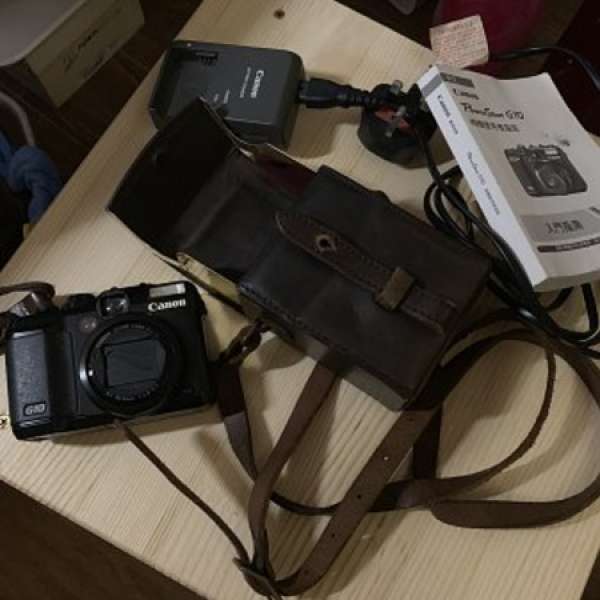 Canon G10 數碼相機連canon x Mihara yasuhiro 真皮相機套加相機帶