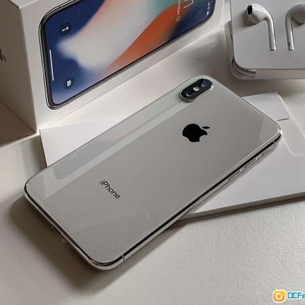 iPhone X 256G 白色 行貨有保至11月中