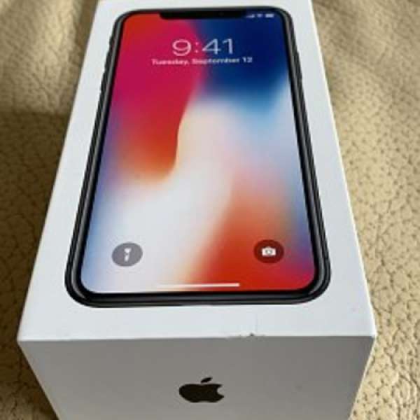 iPhone X 256Gb 行貨 黑灰色95%新