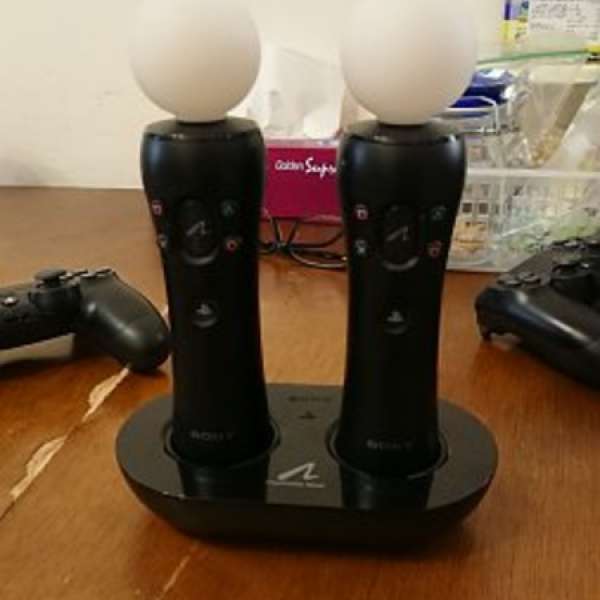 PS4 PS Move控制器連原廠 DOCKING (支援PS VR)