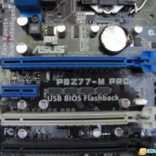 有小問題 ASUS P8Z77M-Pro 1155 MATX Motherbroad 全固態電容底板 主機版連背版  (...