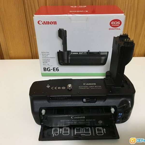 Canon bg-e6 battery grip 直倒 for canon 5d mark ii