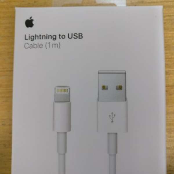 全新全裝正版 apple lightning 1m 線 / 叉電線