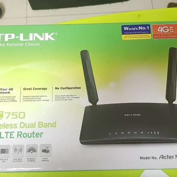 Tp Link AC750 無線雙頻4G進階版LTE極速路由器 Router 唐樓村屋首選