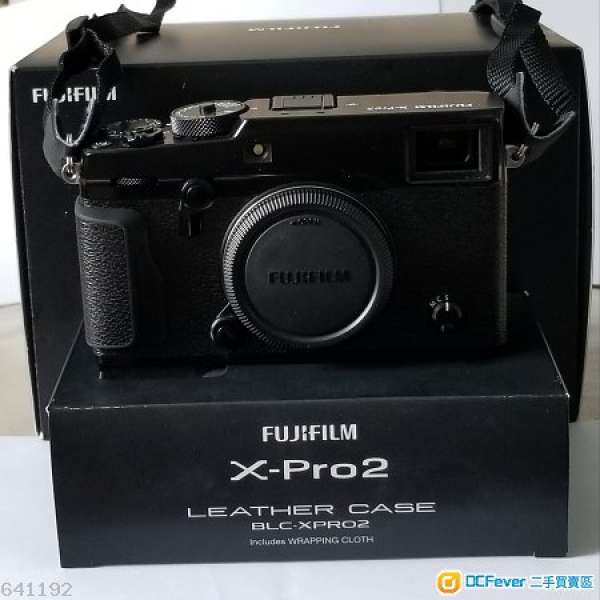 Fujifilm X-Pro2 黑色 連皮套(行貨有保近全新)